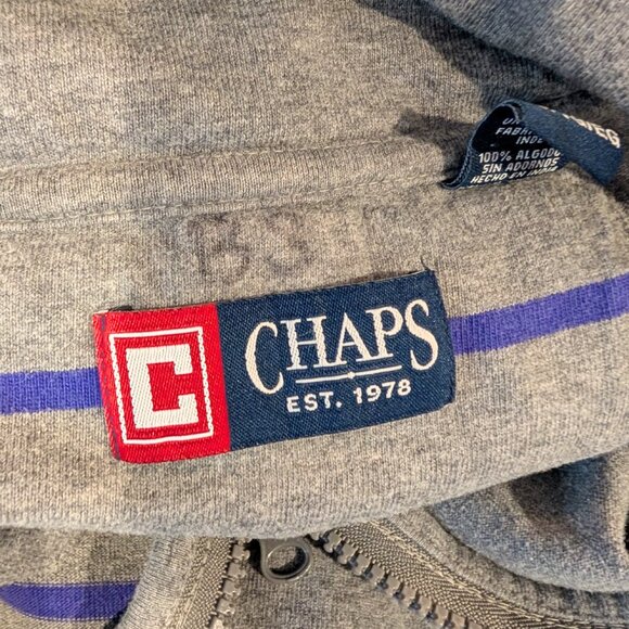 Chaps Mens XL shirt long sleeve Quarter Zip Pullover Y2K Preppy Casual layer - Picture 8 of 11